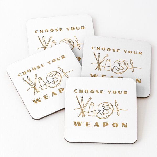 Item preview, Artist Tools Choose Your Weapon designed and sold by alczar.