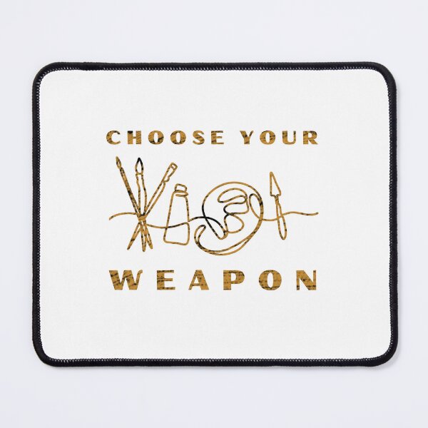 Item preview, Artist Tools Choose Your Weapon designed and sold by alczar.
