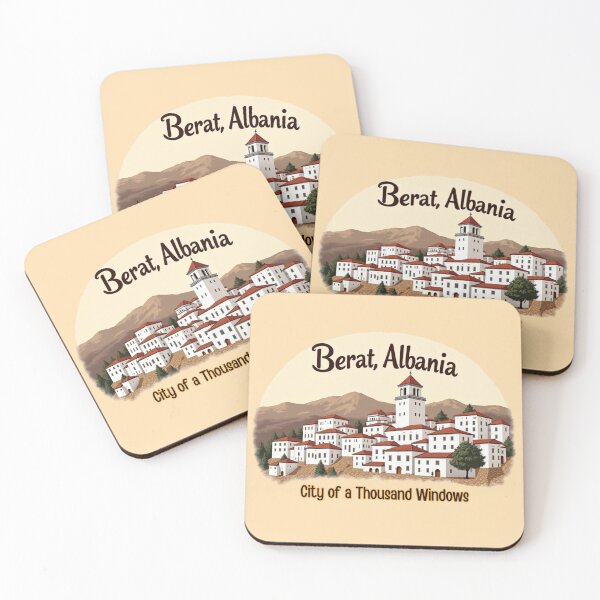 Item preview, City of a Thousand Windows – Berat Albania Travel Design designed and sold by Timeless Design.