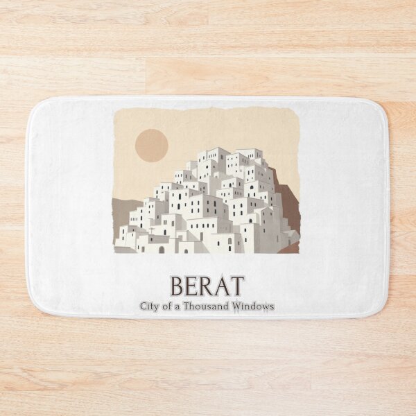 Item preview, Berat – City of a Thousand Windows designed and sold by Timeless Design.