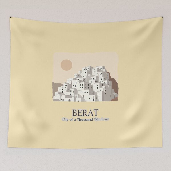 Item preview, Berat – City of a Thousand Windows designed and sold by Timeless Design.
