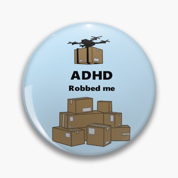 Item preview, Color of ADHD robbed me designed and sold by LilDinoBoy.