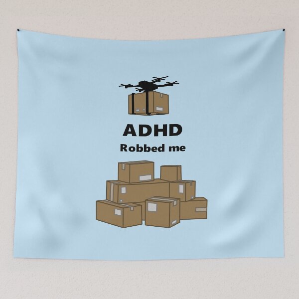 Item preview, Color of ADHD robbed me designed and sold by LilDinoBoy.