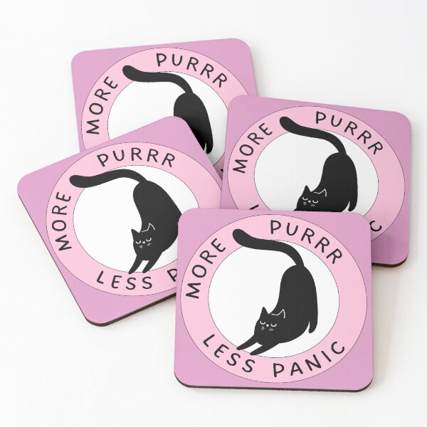 Item preview, More Purrr - Less Panic designed and sold by Animal-Antics.