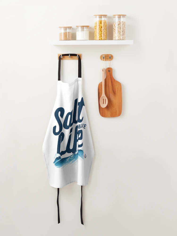 Thumbnail 4 of 6, Apron, Salt Life: Wave Ruler designed and sold by NextWave Threads.