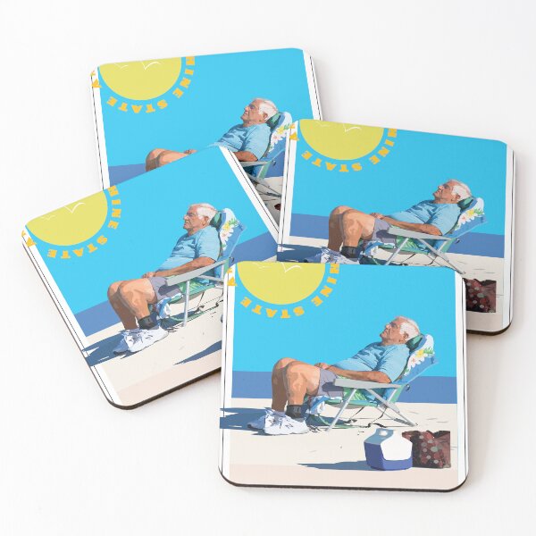 Item preview, Florida Man lapping up the sun, Art Poster designed and sold by Robert Hills.