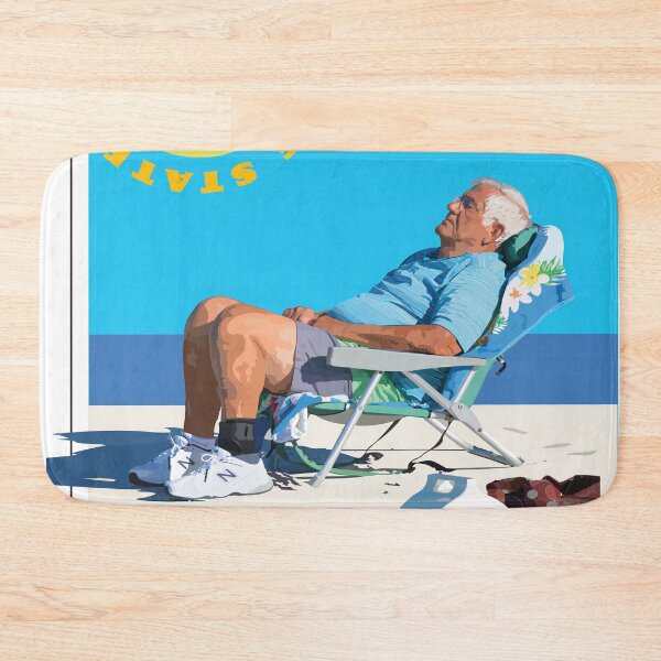 Item preview, Florida Man lapping up the sun, Art Poster designed and sold by Robert Hills.