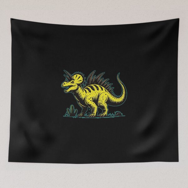Item preview, Fantastic yellow dinosaur – For dino fans designed and sold by RetroMaritalArt.