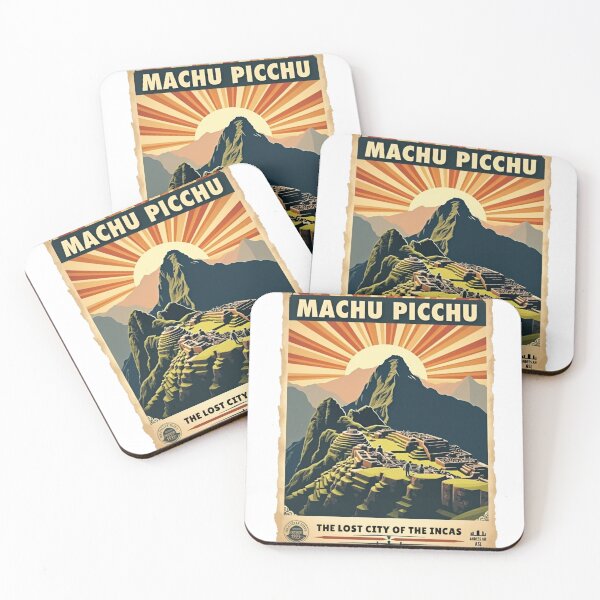 Item preview, Machu Picchu Vintage Travel Poster – The Lost City of the Incas designed and sold by Timeless Design.