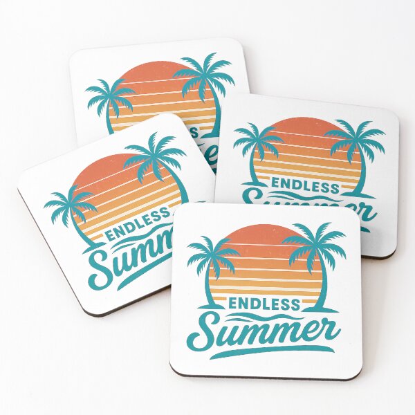 Item preview, Endless Summer – Retro Beach Vibes Tee designed and sold by Adlani.