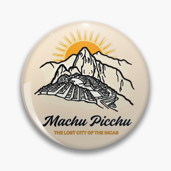 Item preview, "Machu Picchu Minimalist Line Art – The Lost City of the Incas" designed and sold by Timeless Design.