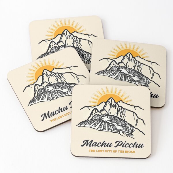 Item preview, "Machu Picchu Minimalist Line Art – The Lost City of the Incas" designed and sold by Timeless Design.