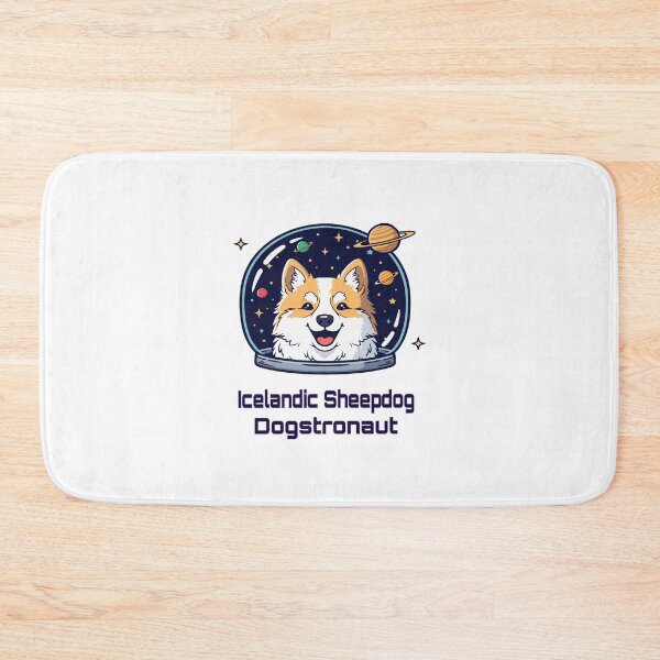 Item preview, Icelandic Sheepdog Dogstronaut – Cute Space Dog  designed and sold by The Real Life Symphony.