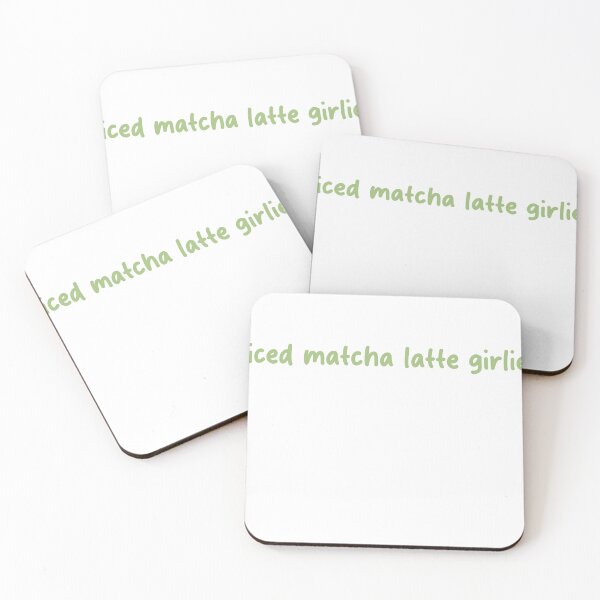 Item preview, iced matcha latte girlie designed and sold by Cosmic Detour .