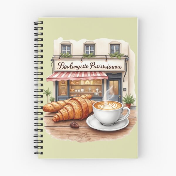 Item preview, French Bakery Café – Croissant & Coffee Art designed and sold by Timeless Design.