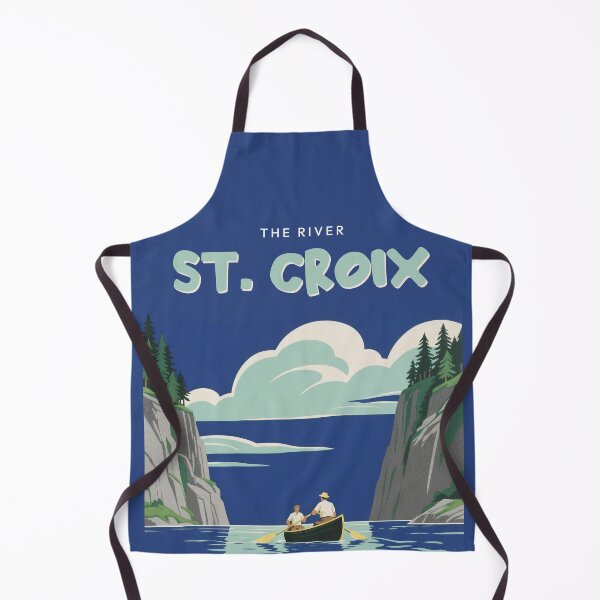 Item preview, St. Croix River – Vintage Nature Art for Canoe & Outdoor Lovers designed and sold by Homper.