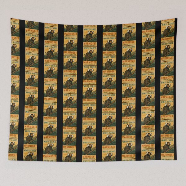Item preview, white eared marmoset designed and sold by EuropeanPrints.
