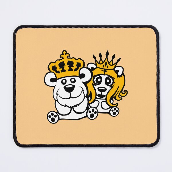 Item preview, 2 Bear Queen King Crown Couple Love Ruler Royal designed and sold by shirt-o-mat.
