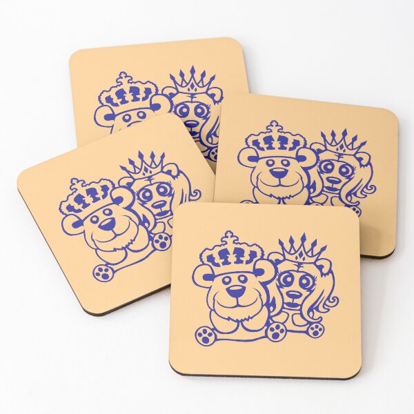 Item preview, 2 Bear Queen King Crown Couple Love Ruler Royal designed and sold by shirt-o-mat.