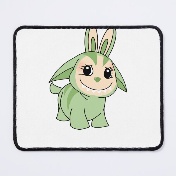 Item preview, Lapoogbu - Green Grape Poogle Neopets Labubu Sticker  designed and sold by hellodelicious studios.