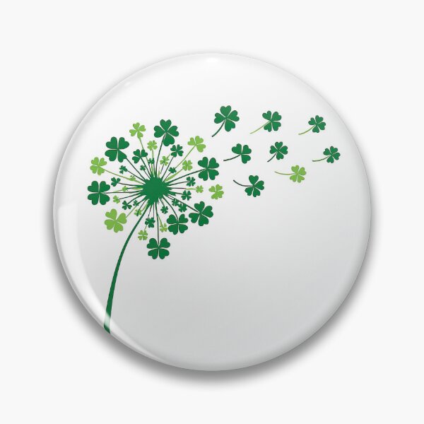 Item preview, Clover Dandelion Blowout Illustration designed and sold by ArtfulWeave.