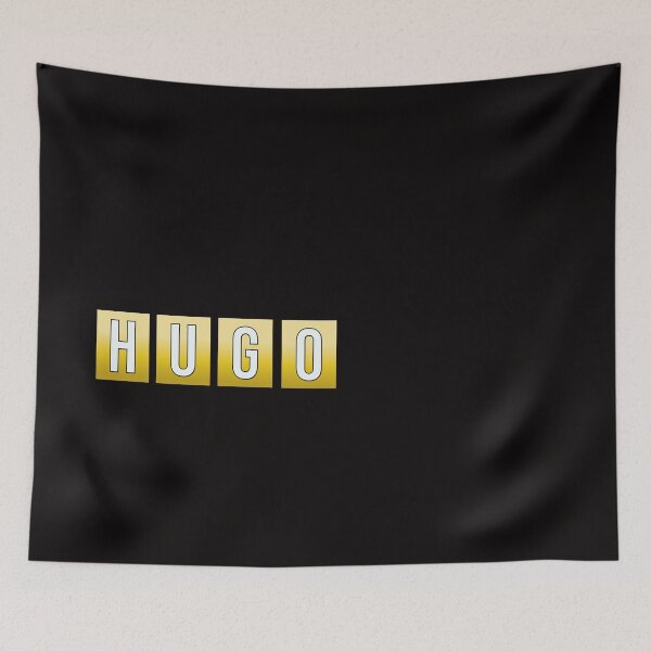 Item preview, Hugo Name Text Art Illustration designed and sold by Combat Skies.