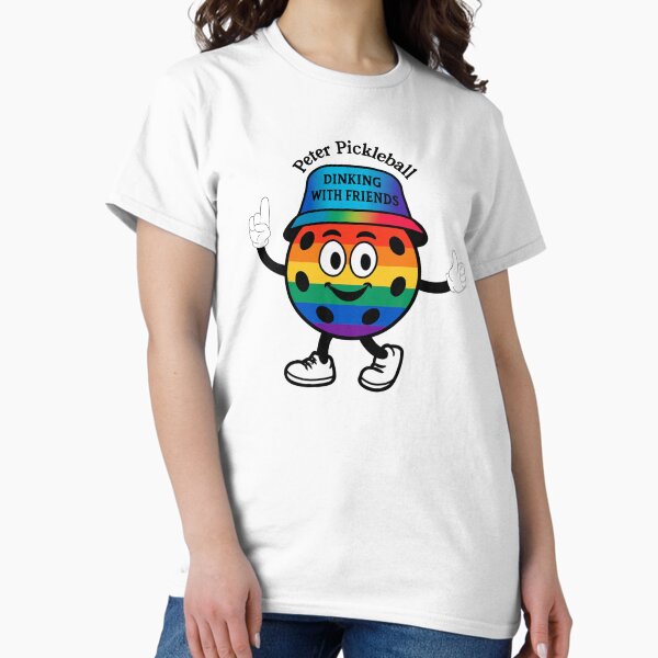 Vista previa del artículo con la obra «Versión 2 Peter Pickleball/Pride con nombre y guantes», diseñado y vendido por Picklenut1969.