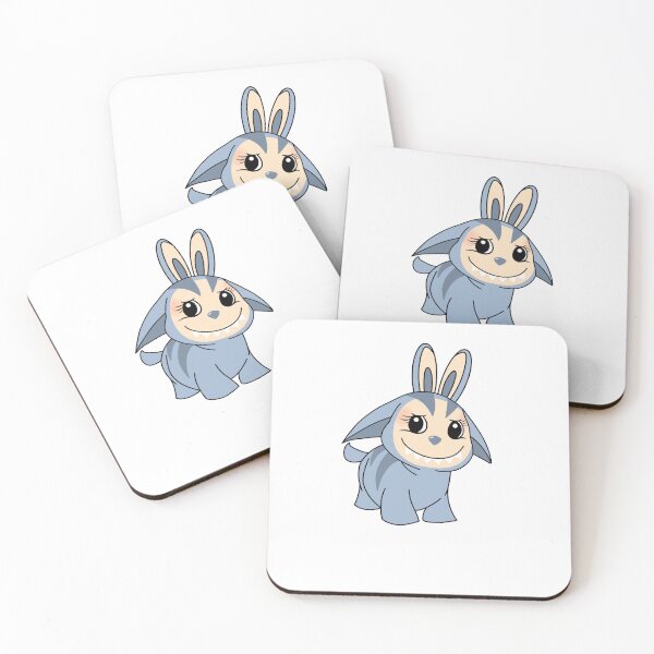Item preview, Lapoogbu - Sea Salt Coconut Poogle Neopets Labubu Sticker  designed and sold by hellodelicious studios.