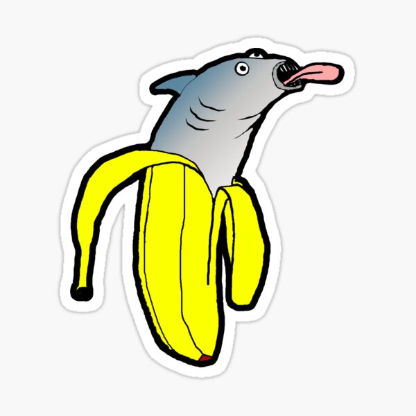 Item preview, Banana shark designed and sold by andrewsirmanguy.