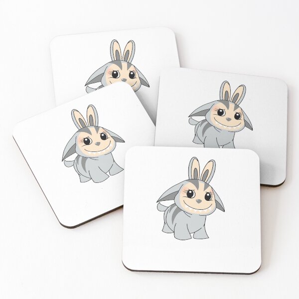 Item preview, Lapoogbu - Sesame Bean Poogle Neopets Labubu Sticker  designed and sold by hellodelicious studios.
