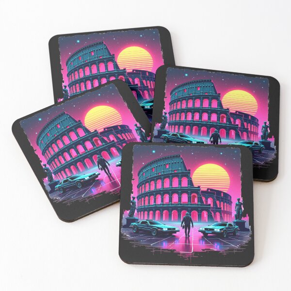 Item preview, Neon Colosseum – Retro Synthwave Rome Aesthetic designed and sold by Timeless Design.