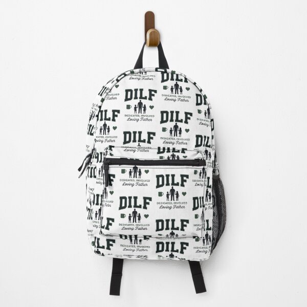 Item preview, DILF – Dedicated, Involved, Loving Father Funny Dad meme designed and sold by LuxeGraphix.