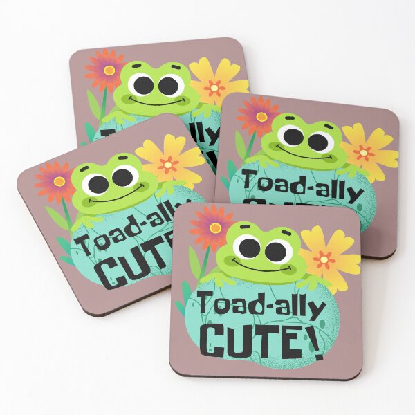 Item preview, Toad-ally CUTE! Smiling Toad Illustrated Design.  designed and sold by PixieArtStudio.