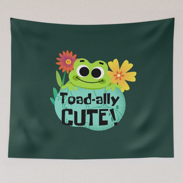 Item preview, Toad-ally CUTE! Smiling Toad Illustrated Design.  designed and sold by PixieArtStudio.