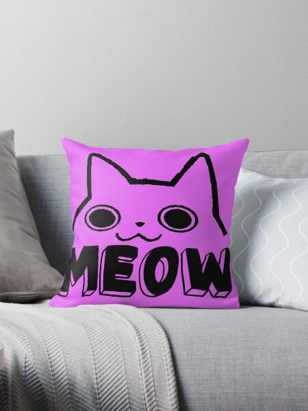 Artikel-Vorschau von Katze Gesicht Meow, designt und verkauft von RetroFuchs.