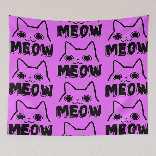 Item preview, Cat face meow designed and sold by RetroFuchs.