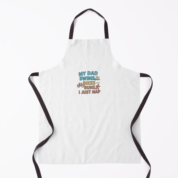 Item preview, Triathlon Dad Funny Baby Quote - My Dad Swims Bikes Runs I Just Nap designed and sold by TriathlonGoods.