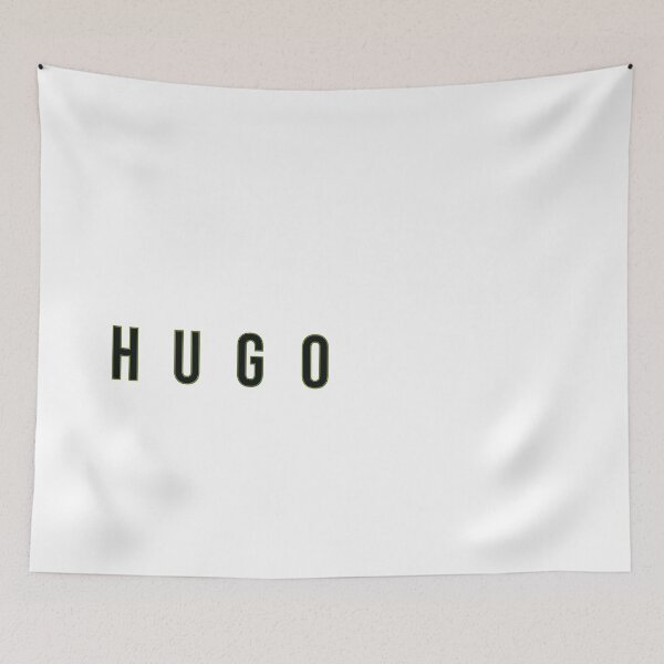 Item preview,  Black text hugo name art Illustration designed and sold by Combat Skies.