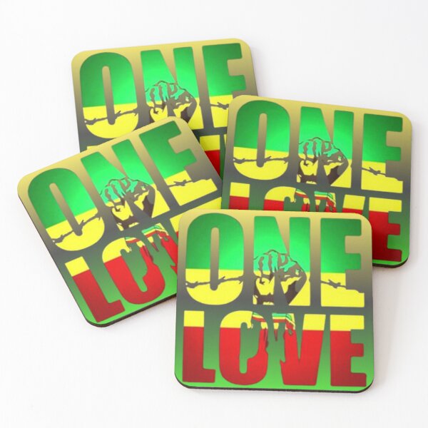Aperçu de l'œuvre One Love créée et vendue par Calli_Designs.