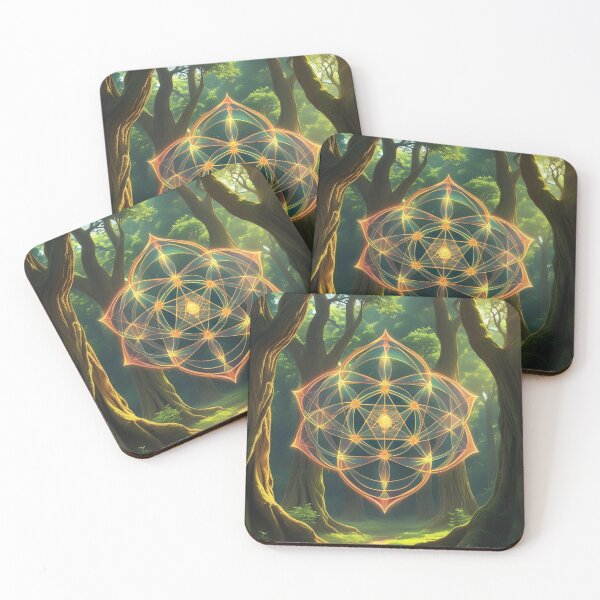 Item preview, Sacred Geometry in the Forest  designed and sold by Lizards Tavern.