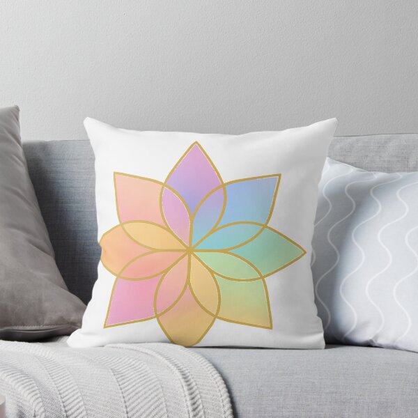 Item preview, Pastel Geometric Flower Mandala designed and sold by LevelUpLab.