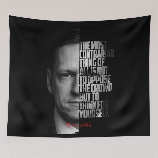 Item preview, Peter Thiel – Visionary Quote designed and sold by Enea Kelo.