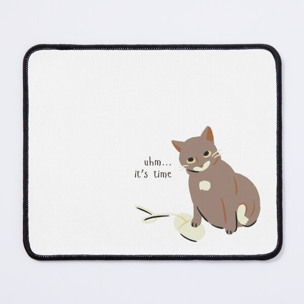 Item preview, Hungry Cat Sitting on Computer Mouse designed and sold by art.paperplanes.