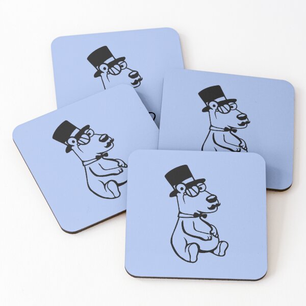 Item preview, Bear Sir Gentleman Mr. rich Monocle Glasses Top Hat designed and sold by shirt-o-mat.