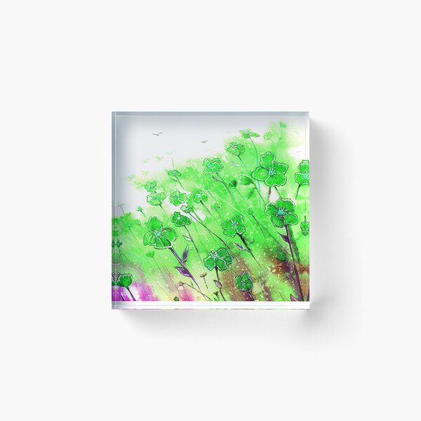 Item preview, Flowers in Green designed and sold by Linda Callaghan.
