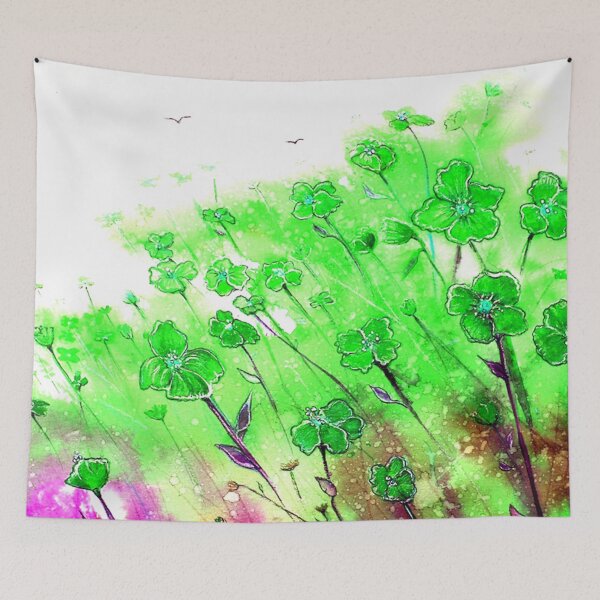 Item preview, Flowers in Green designed and sold by Linda Callaghan.