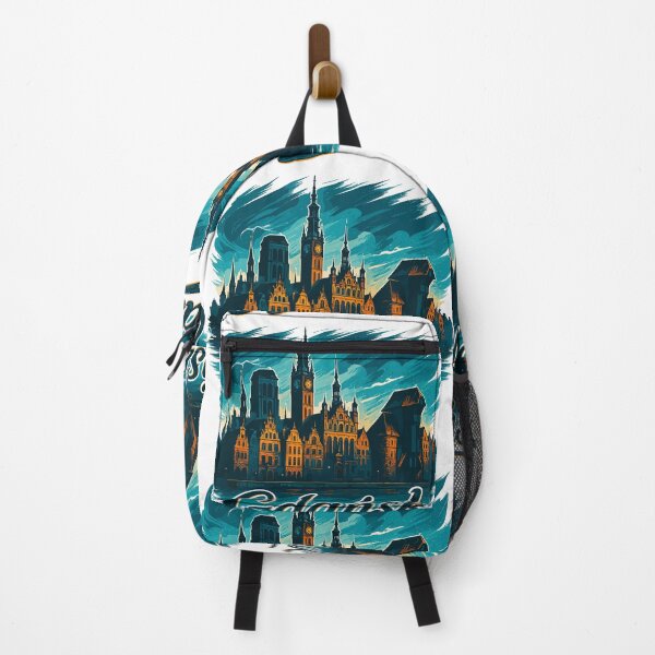 Item preview, Danzig Gdańsk maritime silhouette Poland gift designed and sold by Pineapple-Tree.