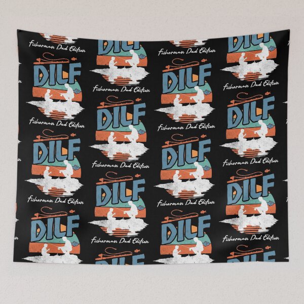 Item preview, DILF – Fisherman Dad Edition Funny Fishing designed and sold by LuxeGraphix.