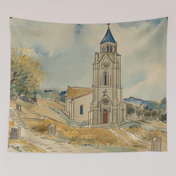 Item preview, St Peters Buckland in the Moor4（watercolour + AI) designed and sold by artsmeow.