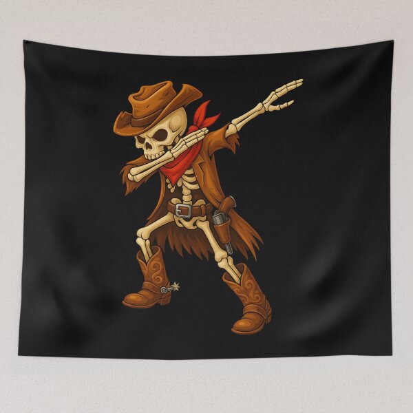 Item preview, Dabbing Skeleton Cowboy Halloween Costume Kids Boys Men Dab designed and sold by clothesy7.